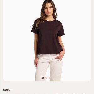 Nuuds Eggplant Everyday Tee- Brand New